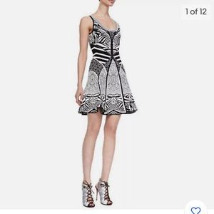 Diane von Furstenberg
Fanny Sleeveless Fit-and-Flare Dress, Zebra Tattoo NWT!